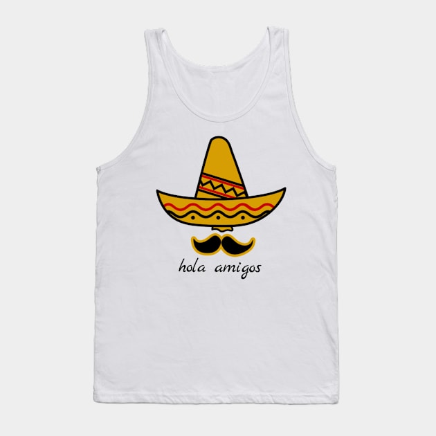 Hola amigos Tank Top by Pipa's design